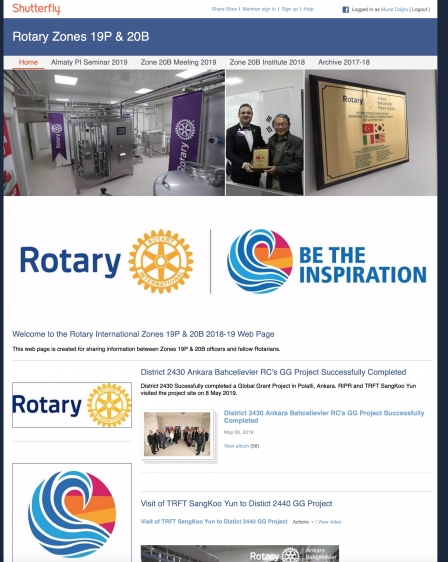 ROTARY ZONE 19P (20B) Shutterfly SAYFASINDA MANŞETTEYİZ !...